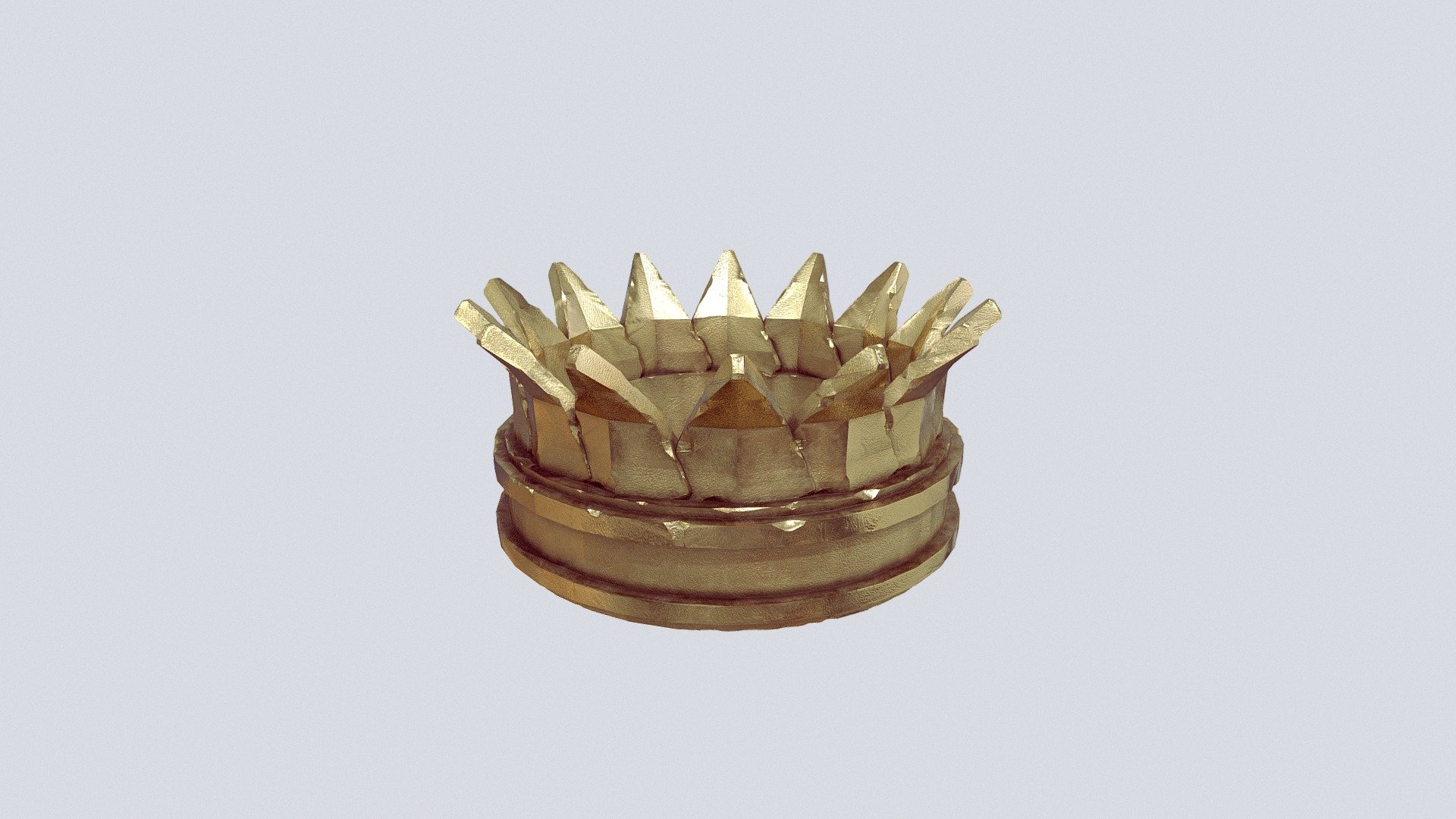 stylized crown damaged