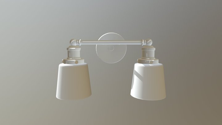 Woodburn 2-Light Vanity Light 3D Model