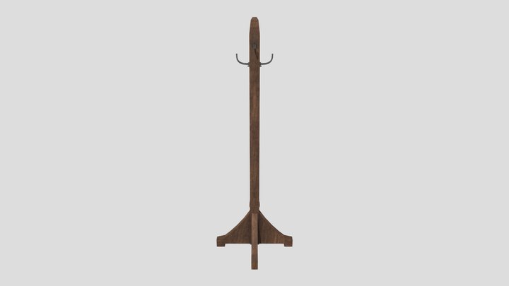 Coat Rack 3D Model