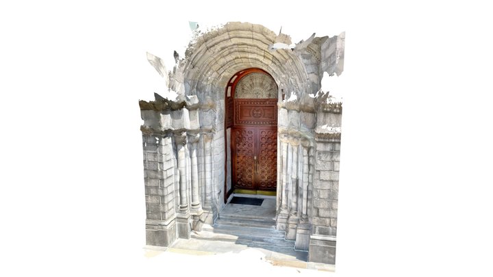 Cathedral Basilica of Saint Louis Front Doors 3D Model