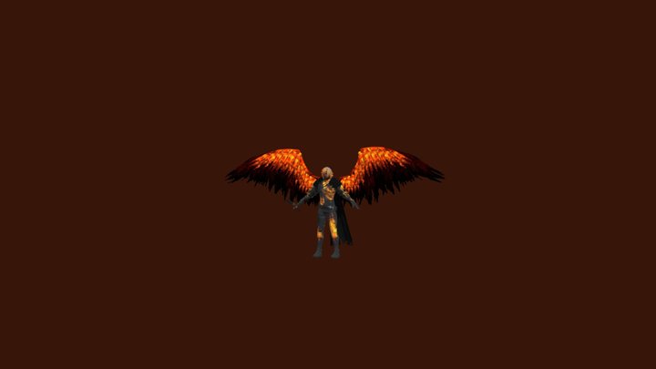 3D Model Clive Rosfield Infernal Shadow FBX