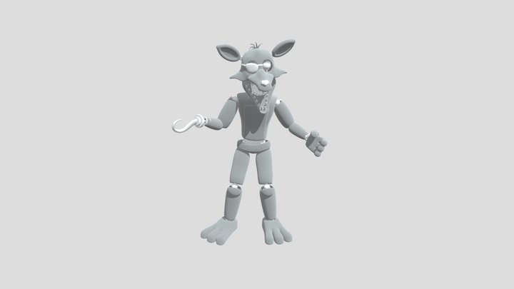 TMG Un Withered Foxy 3D Model