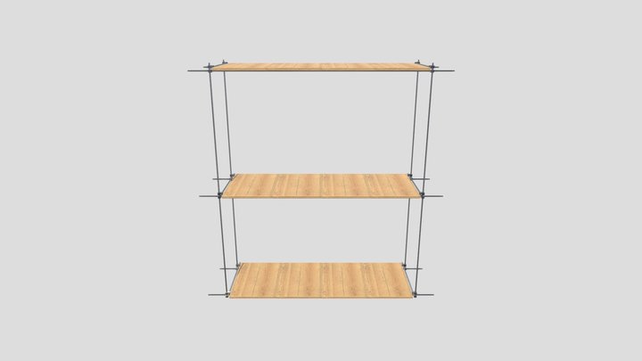 Storage Rack 3D Model