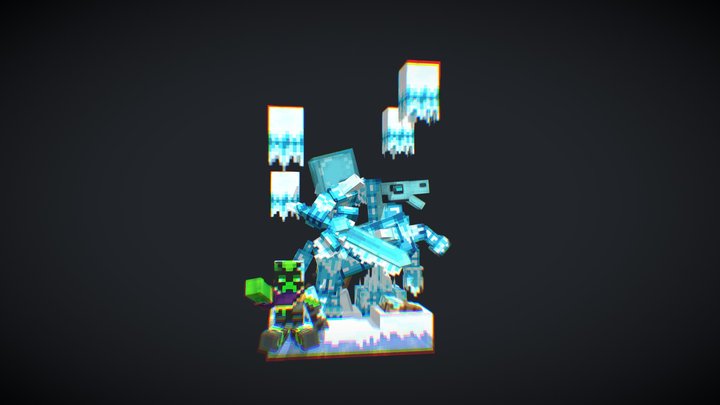 Ice head 3D Model