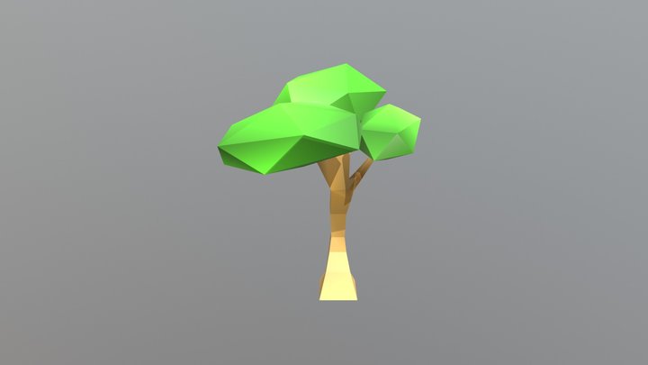 Low poly Tree 3D Model