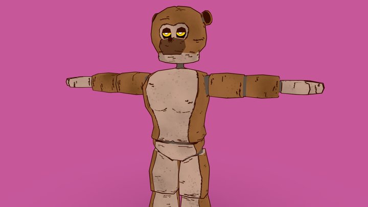 Retro Meeka 3D Model
