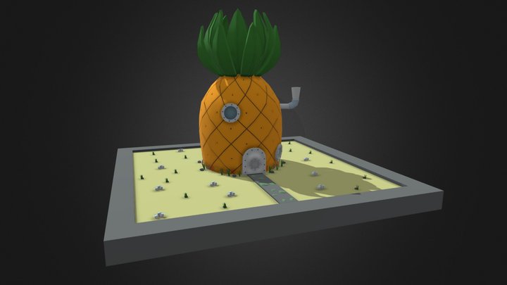 Spongebob Pineapple 3D Model