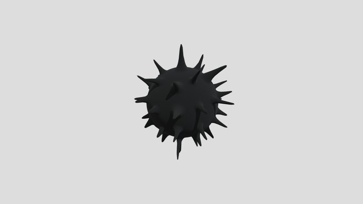 Spongebob Sea Urchen1 3D Model