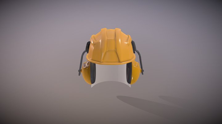 Full face shield 3D Model