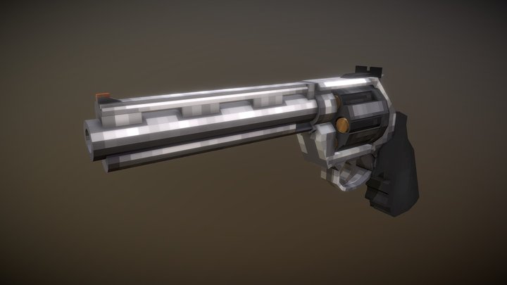 Minecraft - HL2 Colt Python 3D Model