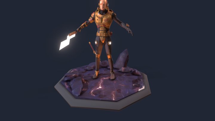 Space guard 3D Model