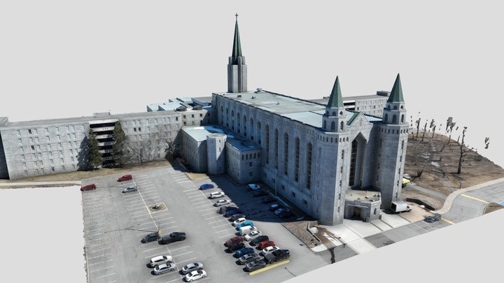 Pavillon Louis-Jacques-Casault 3D Model