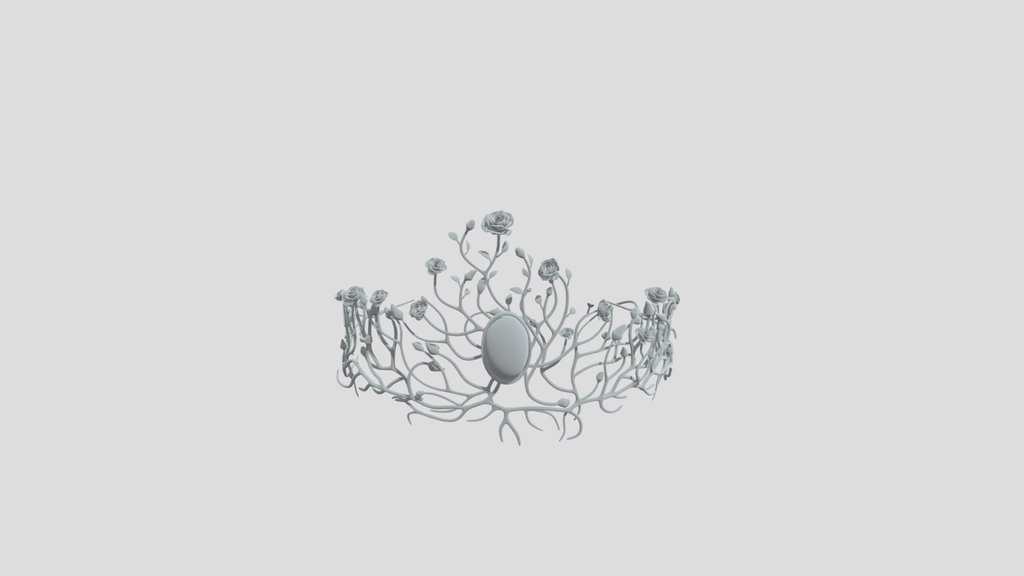Royal Gold Crown With Sapphire
