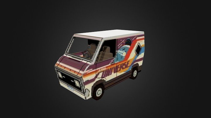 Steven Universe - Greg's Van 3D Model