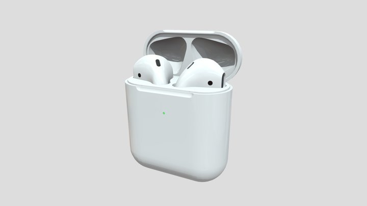Apple Air Pods 2 3D Model