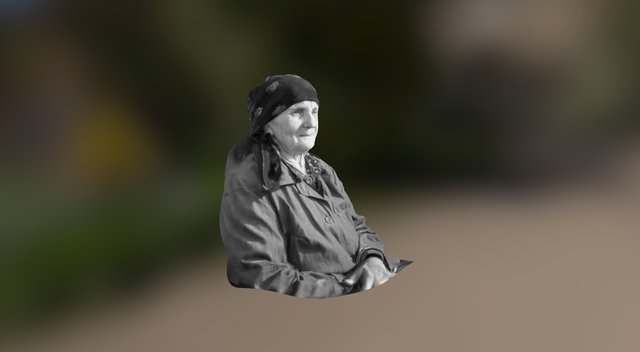 Бабушка Наташа-1992 год 3D Model