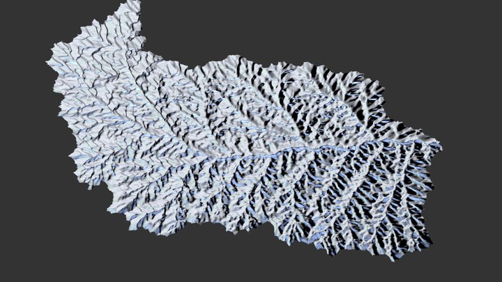 Terrain data 3D Model