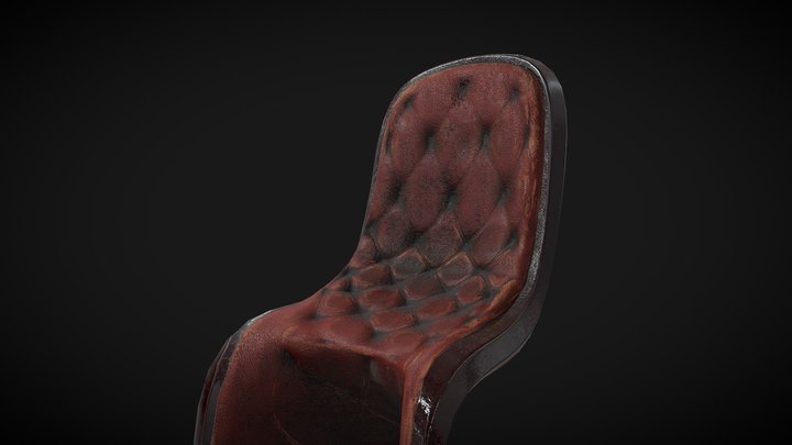 Vintage stylized PantonChair 3D Model