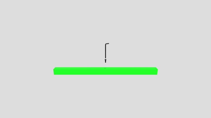 Animation for beginners | Screw and Allen Wrench 3D Model