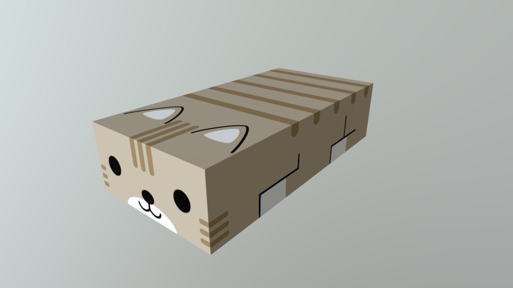 BoxCat - 3D model by gltamin [df6e918] - Sketchfab