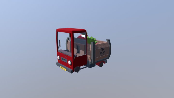 Big Ol' Red Truck Remastered 3D Model