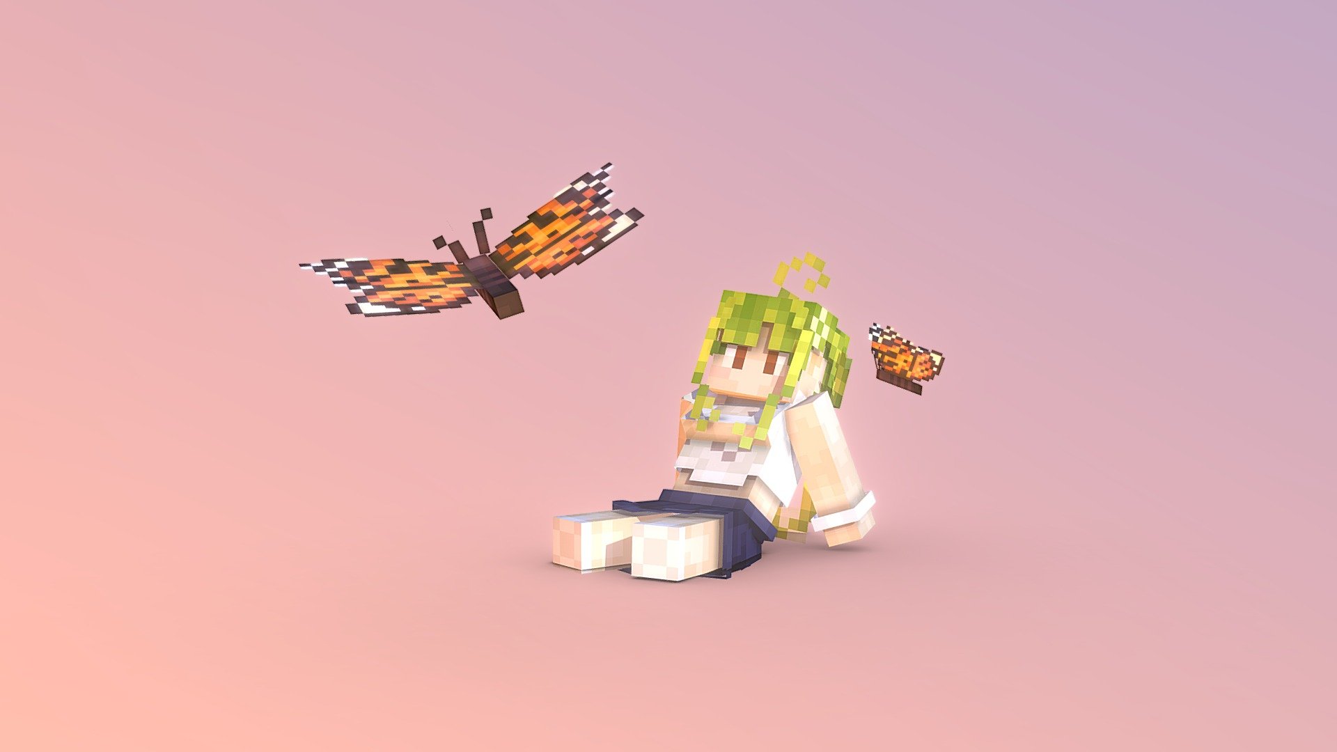 Melona Minecraft - 3D model by halbear1 (@halbear.gamez) [df6f92b ...