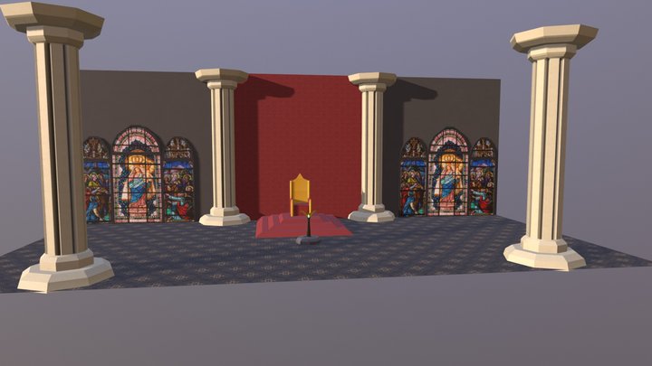 Temple Agarit 3D Model