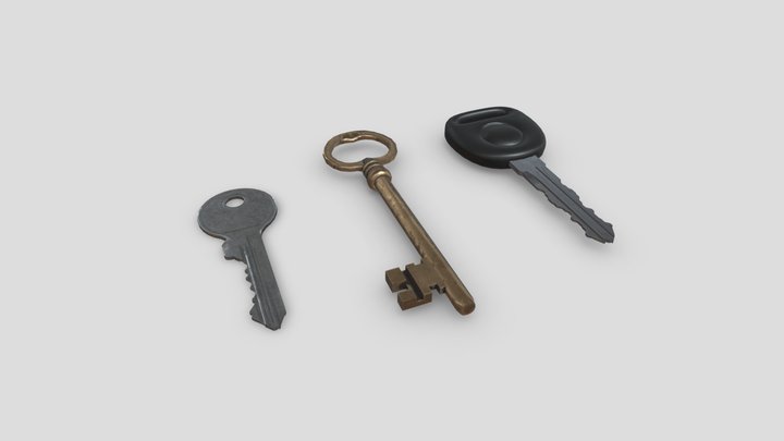 Keys Pack – Free 3D Model STL