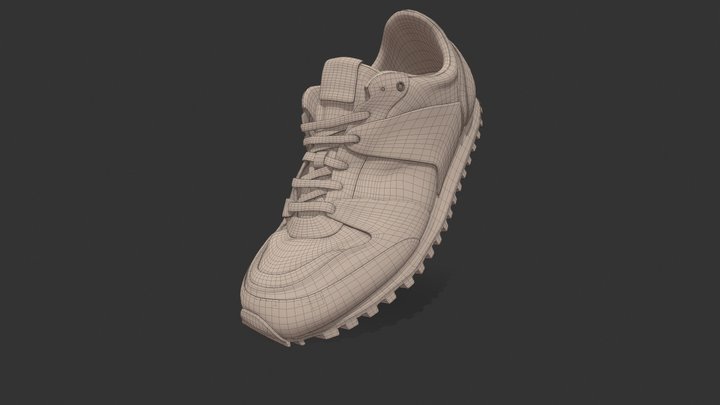 Soft Sneaker 3D Model