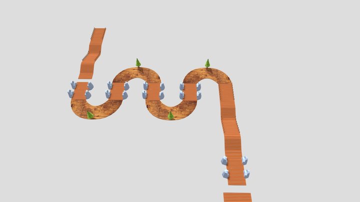 Mountain Level Ride 3D Model