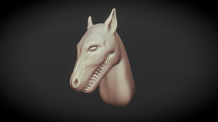 demon horse 3D Model