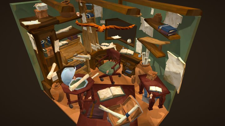 DAECrib - The Treasure Hunter 3D Model