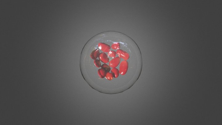 Goji Berries Bubble 3D Model