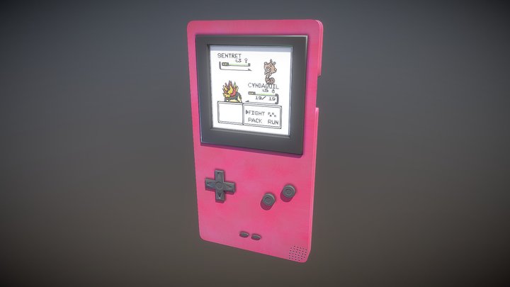 GameBoy 3D Model