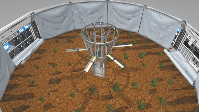 "The Martian" Base 3D Model