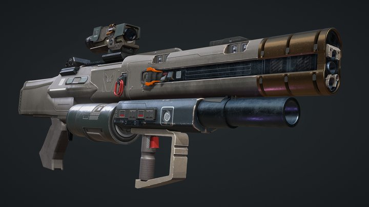 Lazy Gun 3D Model