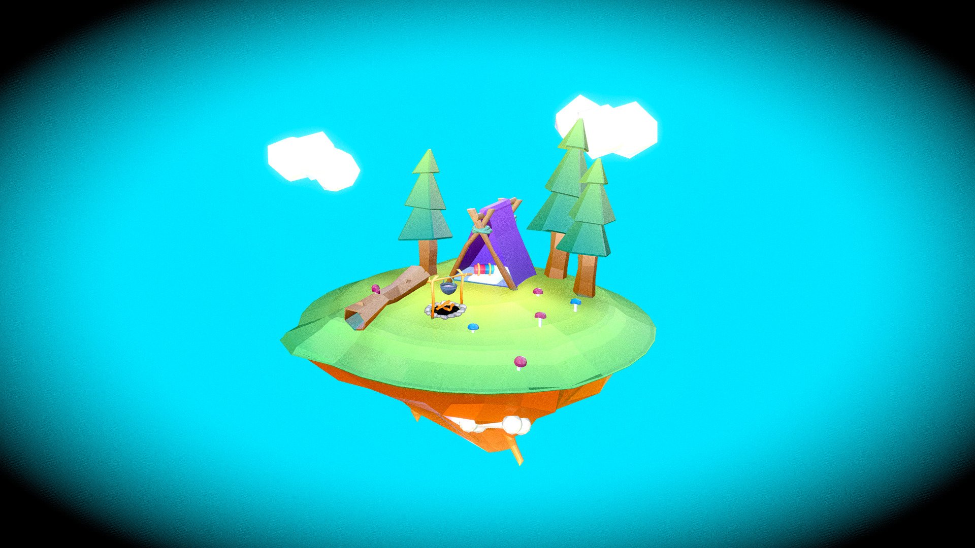 Camping in the sky