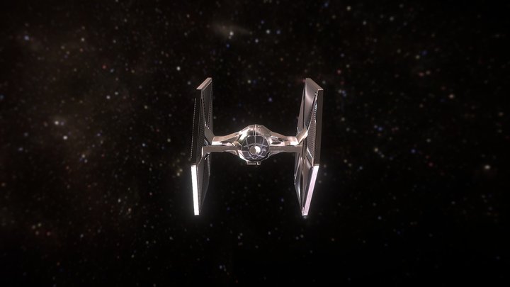 Tie Fighter 3D Model