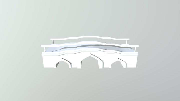 Bridge Handrails 3D Model
