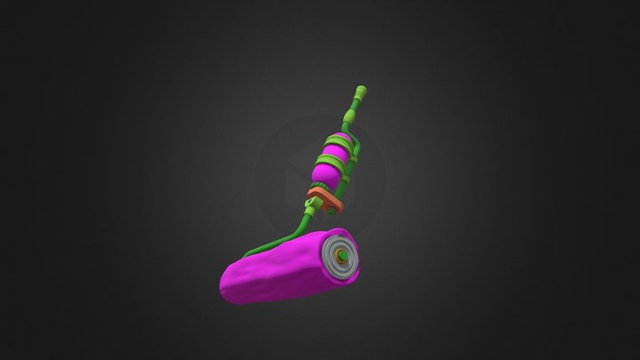 Splatoon - Splat Roller (Custom) 3D Model