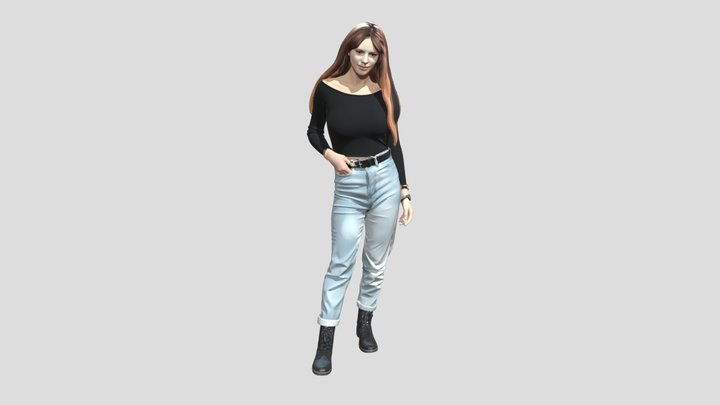 Confident in Black – Modello 3D gratuito STL
