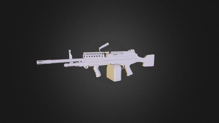 Weapon / MK48 3D Model