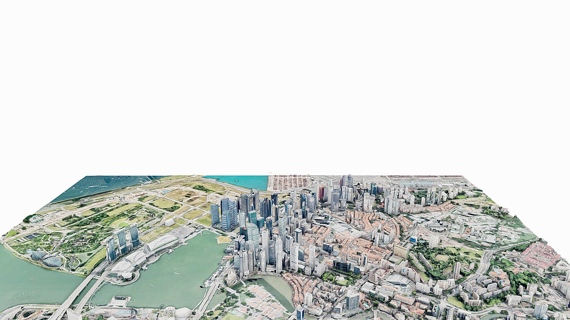 Singaporecityskyscraperscanmapbuilding 3d Model By Sensiet