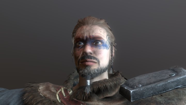 Viking Character - Fully Rigged -Game Ready 3D Model