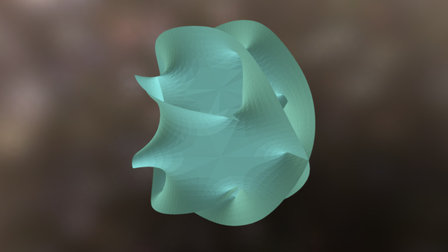 Calabi-Yau surface 3D Model