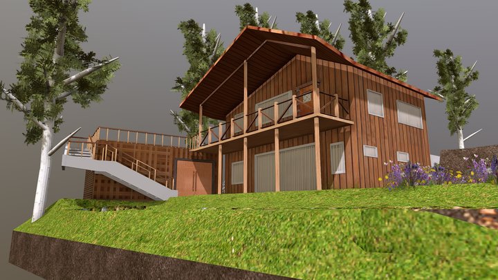 DAE Diorama - Forest Lowner 3D Model