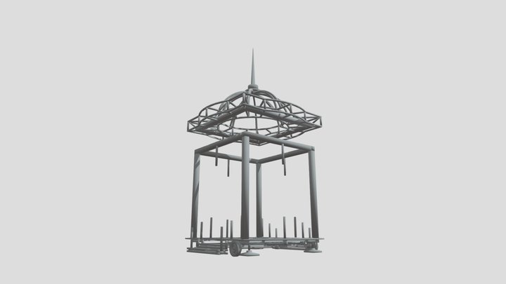 беседка 3D Model