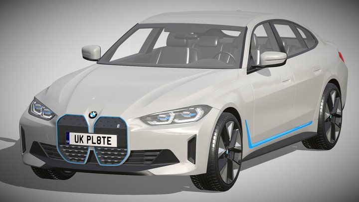 BMW i4 3D Model