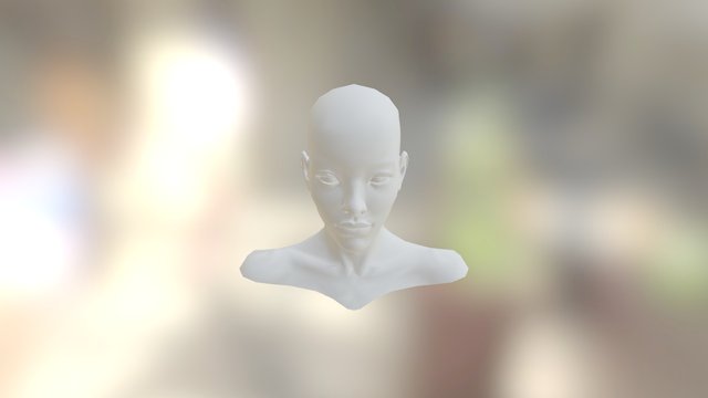 female head 3D Model