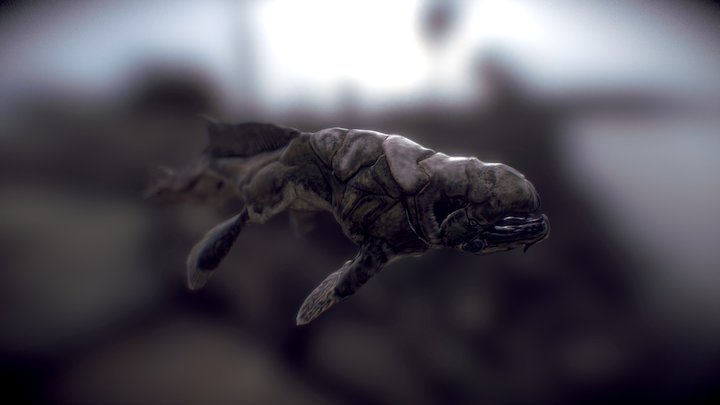Prehistoric Swamp Fish 3D Model